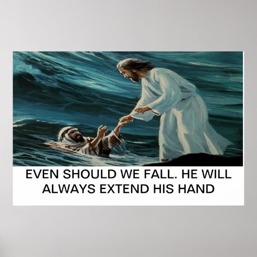 イエスとペテロのポスター ポスター (正面)