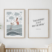 イエスとペテロの二つの子供部屋ポスター