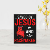 イエスとペースメーカーハート病認識度F カード (黄色い花)