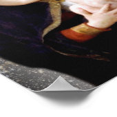 イエスとマリアの祈りのイメージ。 ポスター (角)