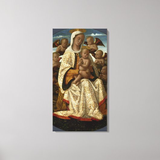 イエスとマリアへの栄光 キャンバスプリント (正面)