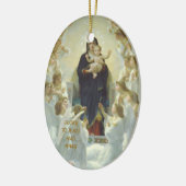 イエスとマリアへの栄光 セラミックオーナメント (左)