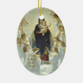 イエスとマリアへの栄光 セラミックオーナメント (裏面)