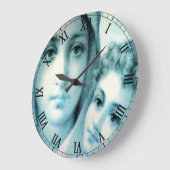 イエスとマリアへの栄光 ラージ壁時計 (傾斜)