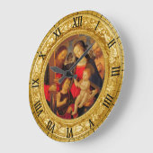イエスとマリアへの栄光 ラージ壁時計 (傾斜)