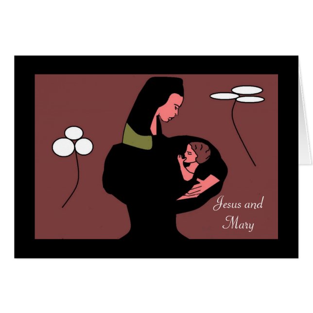 イエスとマリア (正面横)