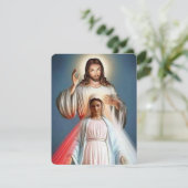 イエスとメリーカトリック葬儀記念カード2 (スタンド正面)