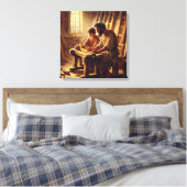 イエスとヨセフ2 キャンバスプリント (インサイチュ (寝室))