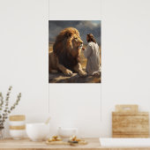 イエスとライオン ポスター (キッチン)