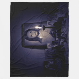 イエスとロウソク フリースブランケット