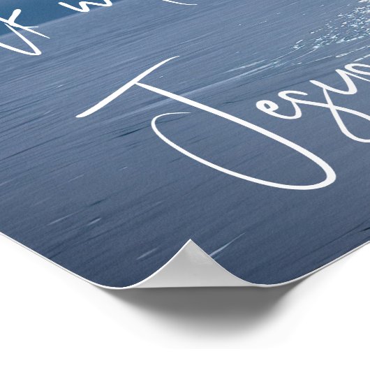 イエスと一緒に散歩する ポスター (角)