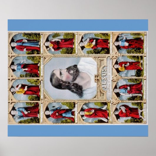 イエスと使徒たちのポスター ポスター (正面)