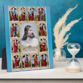 イエスと使徒たちの額 フォトプラーク (側面)