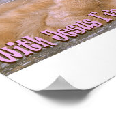 イエスと共に得私は舐めた ポスター (角)