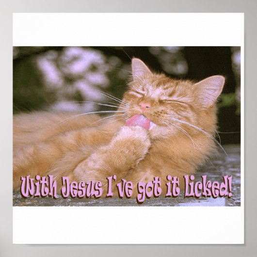 イエスと共に得私は舐めた ポスター (正面)