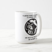 イエスと十字の神 コーヒーマグカップ (正面右)