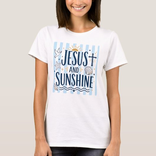 イエスと太陽のTシャツ Tシャツ (正面)