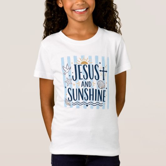 イエスと太陽のTシャツ Tシャツ (正面)