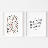 イエスと失った羊の二つのポスター