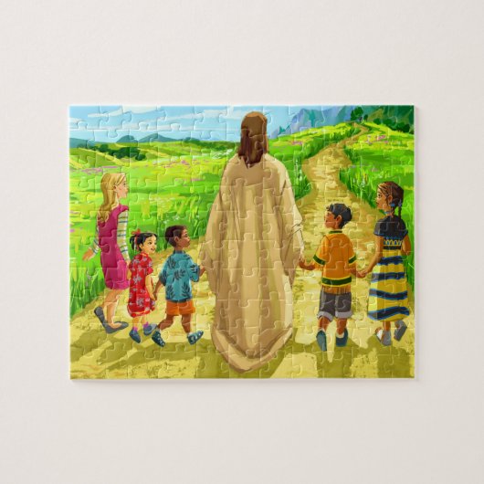 イエスと子どもたちの旅パズル ジグソーパズル (横)