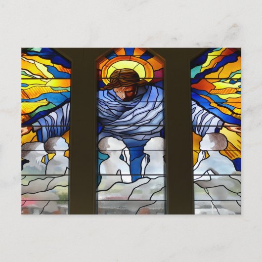 イエスと子供たち ポストカード (正面)