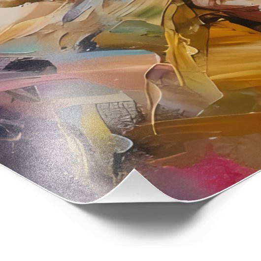 イエスと子供の表現主義 フォトプリント            (角)