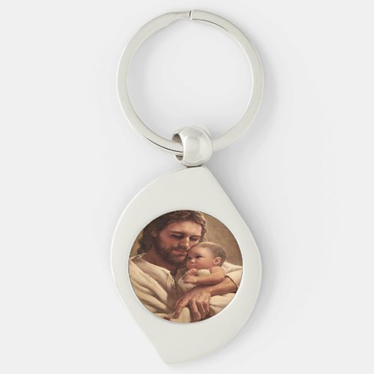 イエスと子供 キーホルダー (正面)