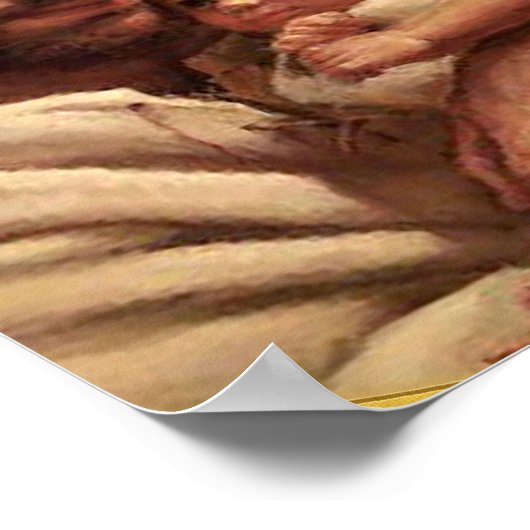 イエスと子供 ポスター (角)