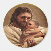 イエスと子供 マグネット (正面)