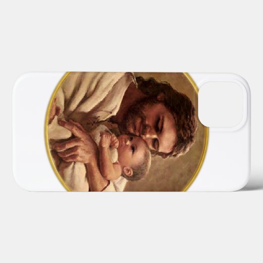 イエスと子供 Case-Mate iPhoneケース (裏面 (横))