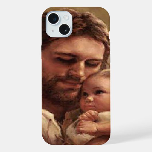 イエスと子供 iPhoneケース (裏面)