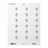 イエスと子羊 ラベル (フルシート)