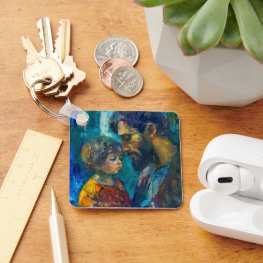 イエスと子 キーホルダー (デスク)