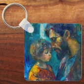 イエスと子 キーホルダー (正面)