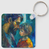 イエスと子 キーホルダー (裏面)