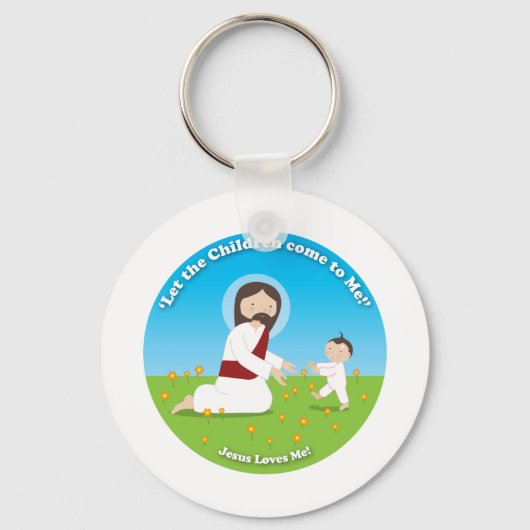 イエスと子 キーホルダー (正面)