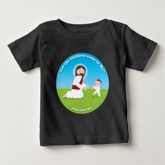 イエスと子 ベビーTシャツ (正面)