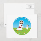 イエスと子 ポストカード (正面/裏面)