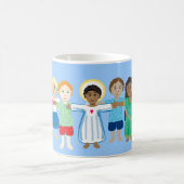 イエスと小さな子供たち コーヒーマグカップ (中央)