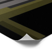 イエスと悪魔の遊ビデオゲームのピクセルアート ポスター (角)