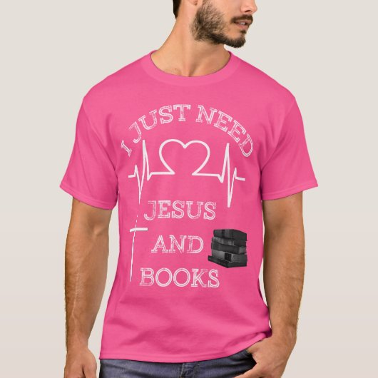 イエスと本が必要だ Tシャツ (正面)