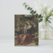 イエスと母マリア母乳育児 ポストカード (スタンド正面)