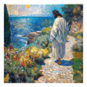 イエスと海の印象主義 フォトプリント            (正面)