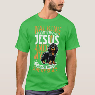 イエスと犬ゴードン・セッター Tシャツ