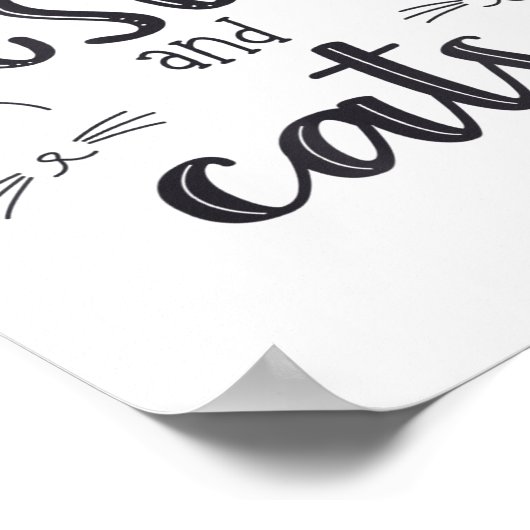 イエスと猫を愛する女の子3 ポスター (角)