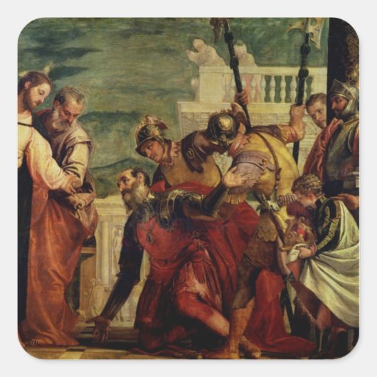 イエスと百人隊長 スクエアシール (正面)