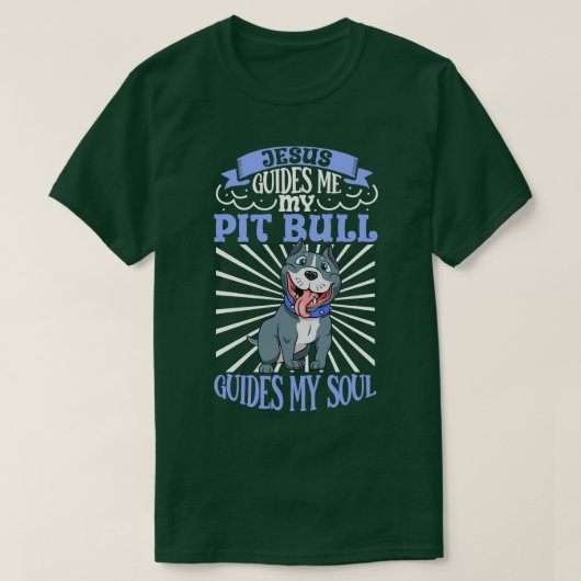 イエスと私のピットブル Tシャツ (デザイン正面)
