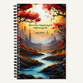 イエスと私の足ジャーナルのためのランプ ノートブック (正面)