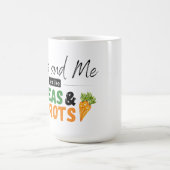 イエスと私はエンドウ豆とニンジンのようなもの コーヒーマグカップ (中央)
