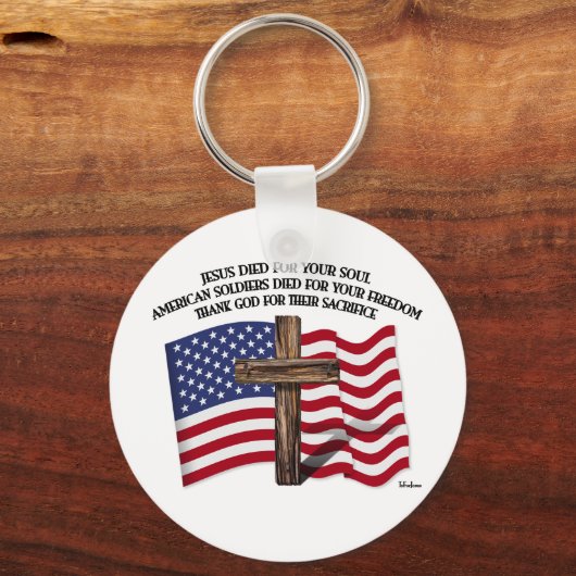 イエスと米兵はアメリカを横断する… キーホルダー (正面)